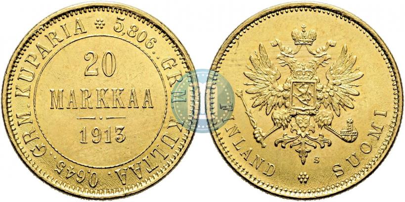 Picture 20 markkaa 1913 year S 