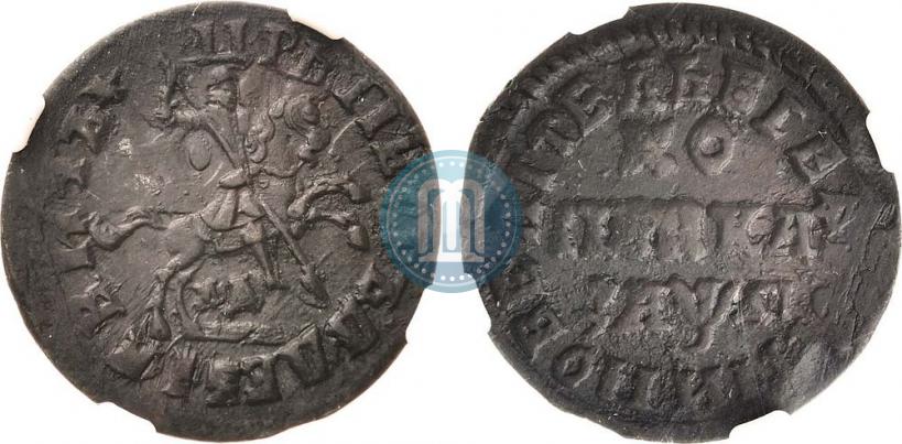 Фото 1 копейка 1714 года МД 