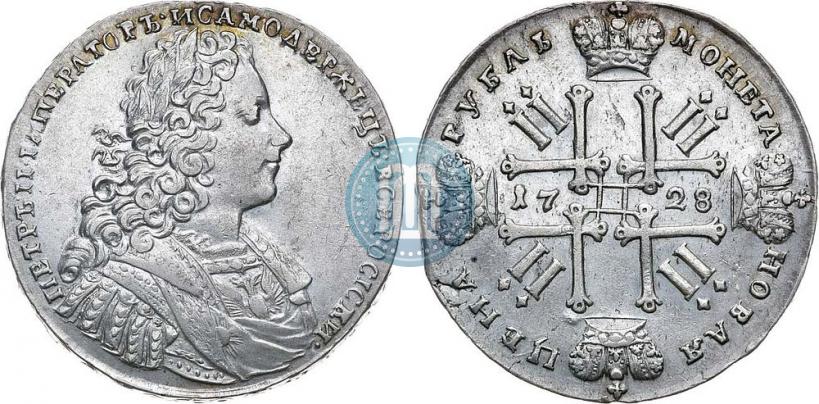 Фото 1 рубль 1728 года  "Тип 1728"