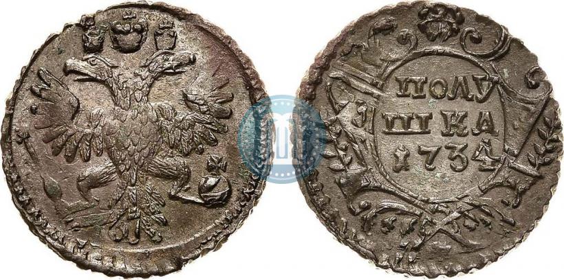 Picture Polushka 1734 year  