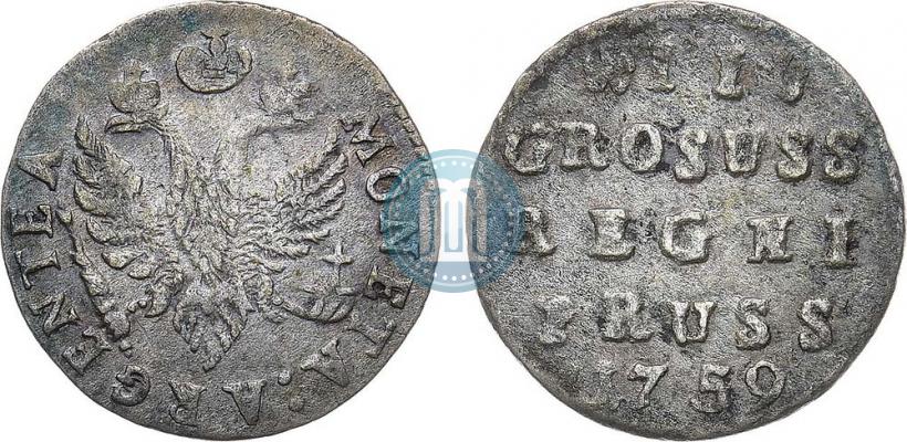Picture 2 grosze 1759 year  