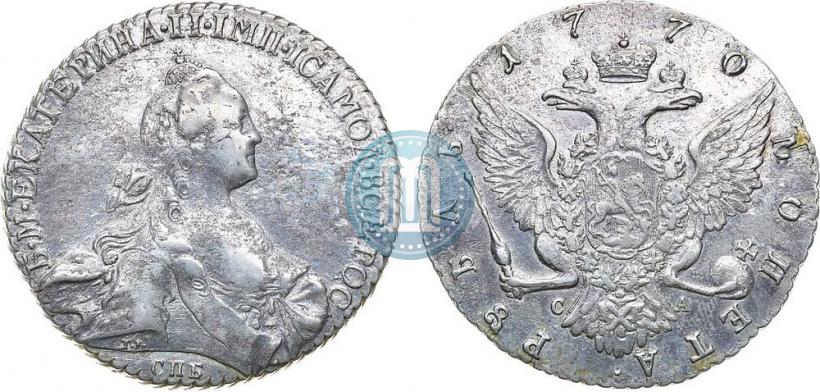 Picture 1 rouble 1770 year СПБ-СА 