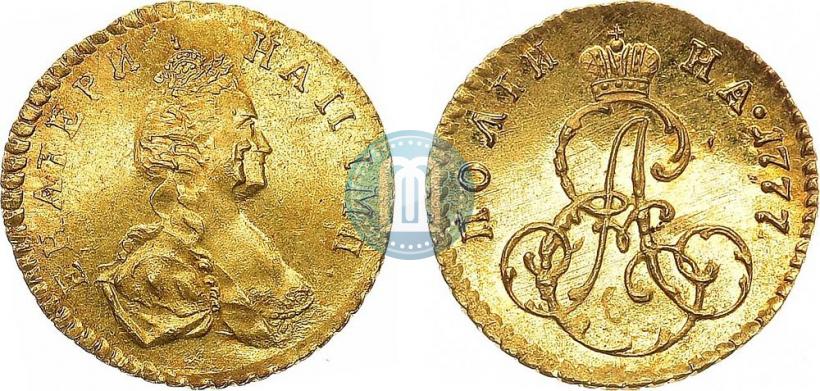 Фото Полтина 1777 года  