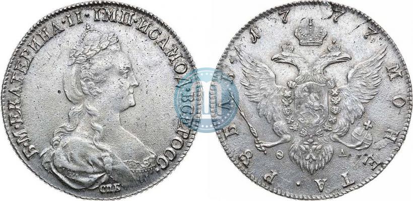 Picture 1 rouble 1777 year СПБ-ФЛ 