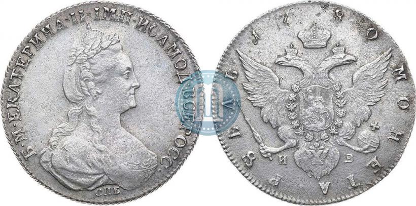 Picture 1 rouble 1780 year СПБ-ИЗ 