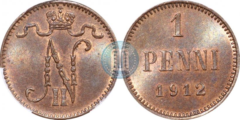 Picture 1 penni 1912 year  