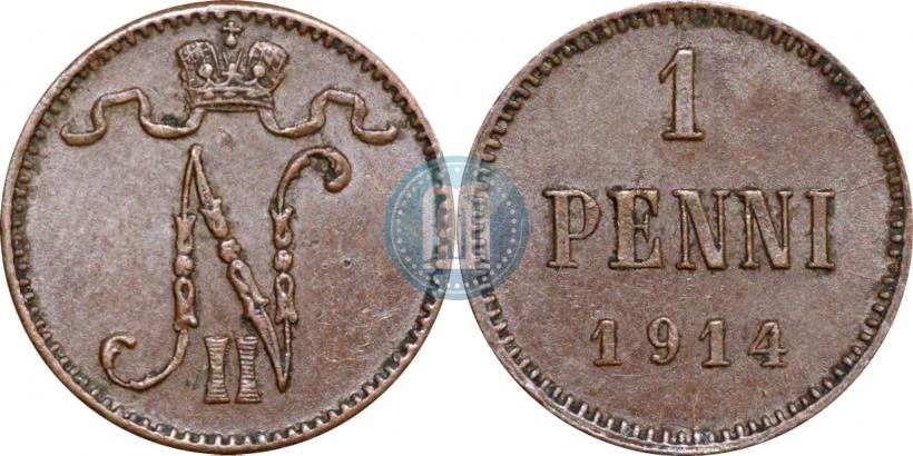 Picture 1 penni 1914 year  