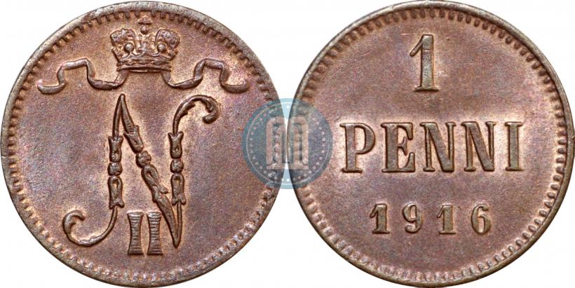 Picture 1 penni 1916 year  