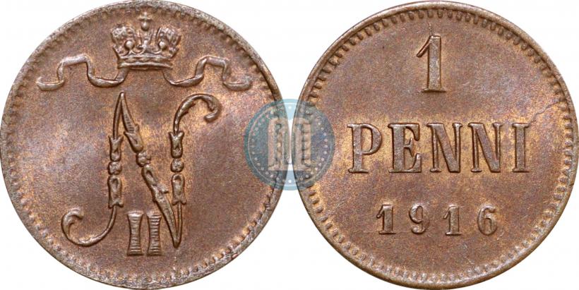 Picture 1 penni 1916 year  