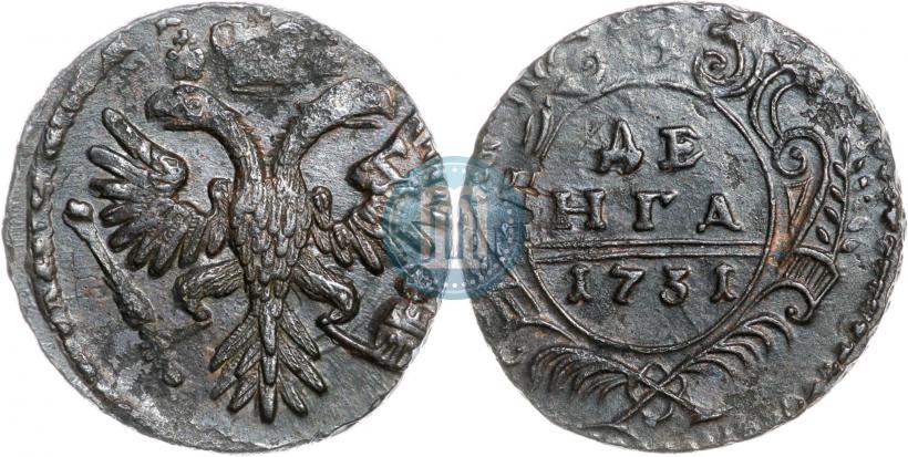 Фото Денга 1731 года  