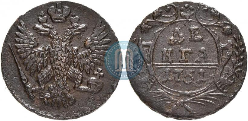 Фото Денга 1751 года  