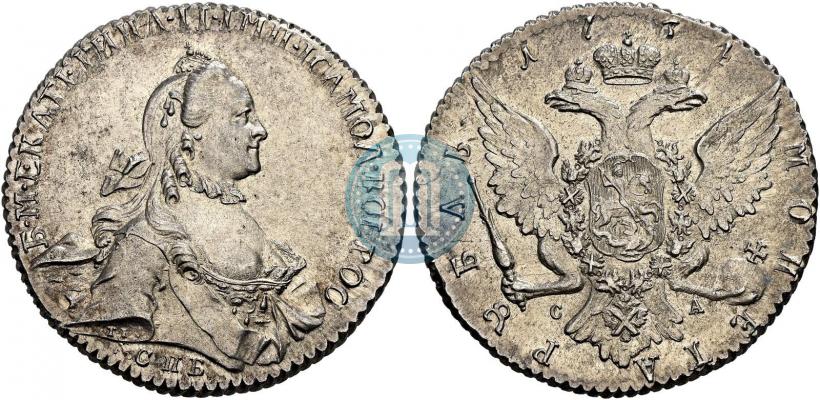 Picture 1 rouble 1764 year СПБ-СА 