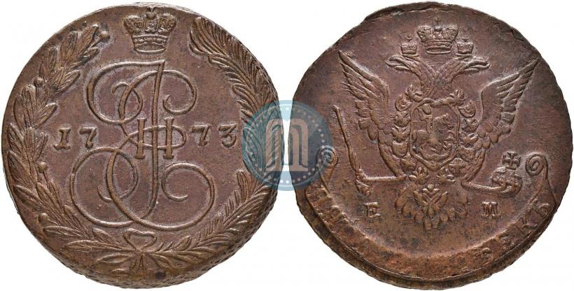 Фото 5 копеек 1773 года ЕМ 