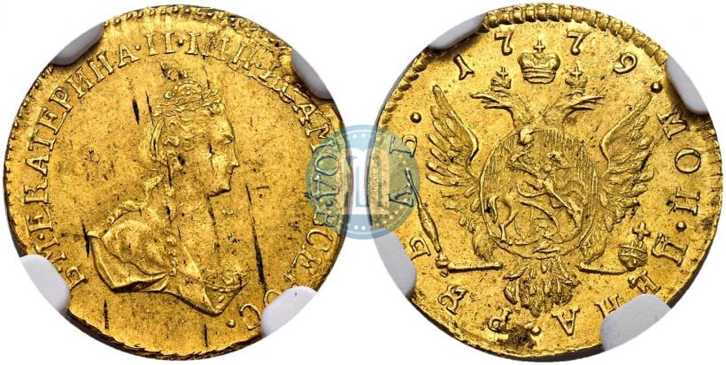 Picture 1 rouble 1779 year  