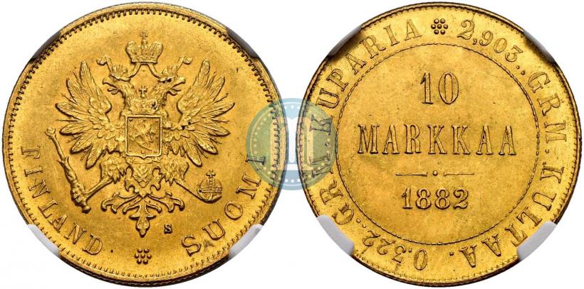 Picture 10 markkaa 1882 year S 