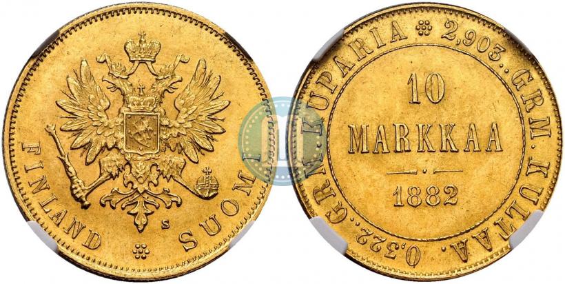 Фото 10 марок 1882 года S 