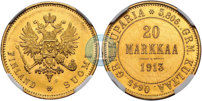 Picture 20 markkaa 1913 year S 