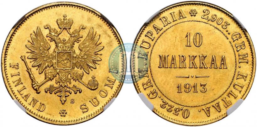 Picture 10 markkaa 1913 year S 