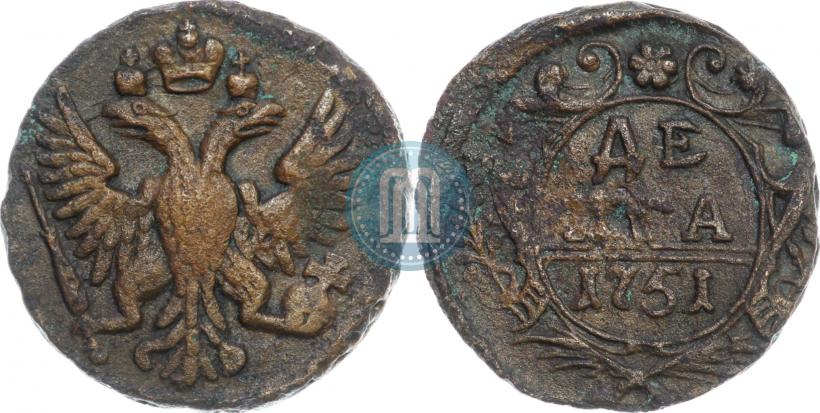Фото Денга 1751 года  