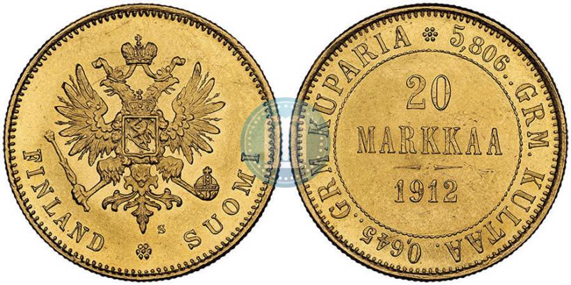 Picture 20 markkaa 1912 year S 