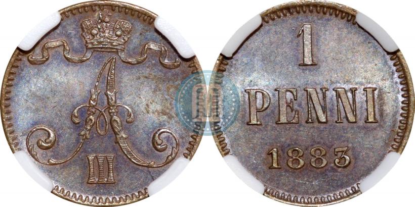 Picture 1 penni 1883 year  