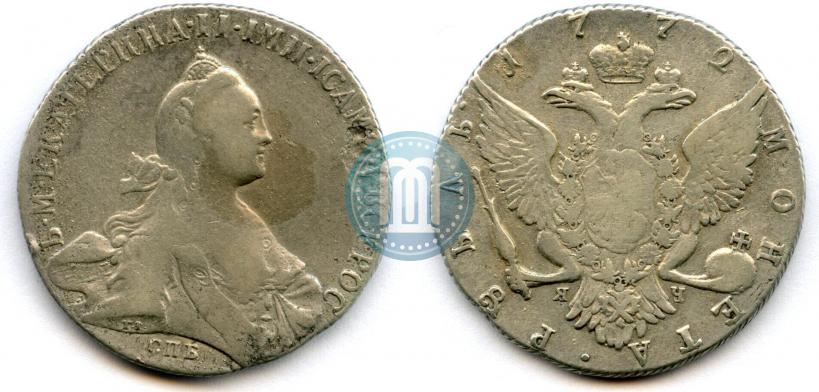Picture 1 rouble 1772 year СПБ-ЯЧ-Т.I. 