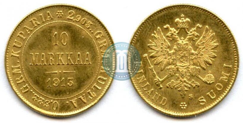 Picture 10 markkaa 1913 year S 