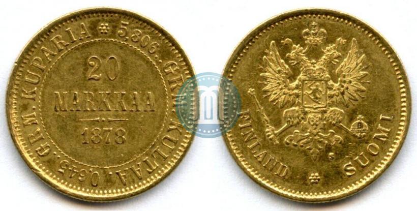 Picture 20 markkaa 1878 year S 
