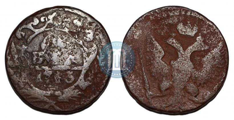 Фото Денга 1743 года  