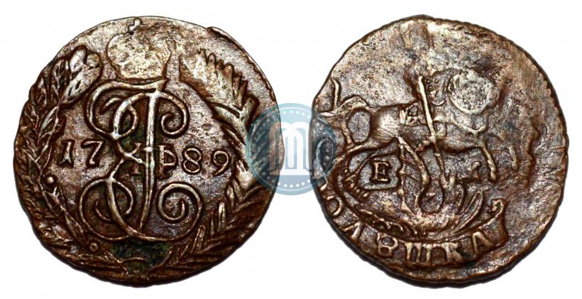 Фото Полушка 1789 года ЕМ 