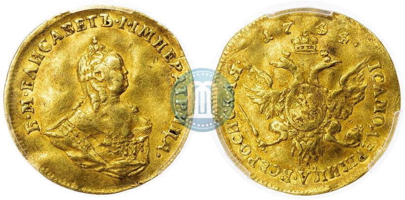 Фото 1 червонец 1744 года  