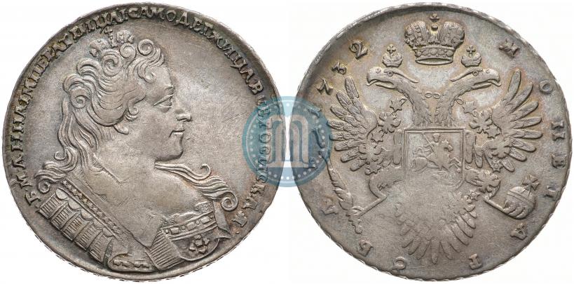 Picture 1 rouble 1732 year  