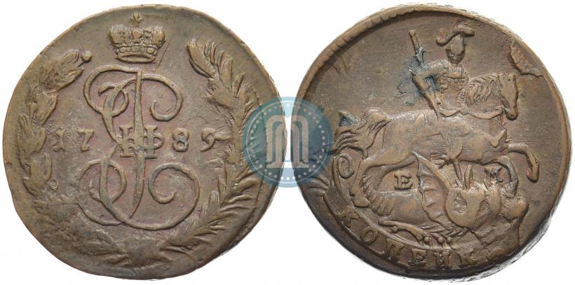 Фото 1 копейка 1789 года ЕМ 