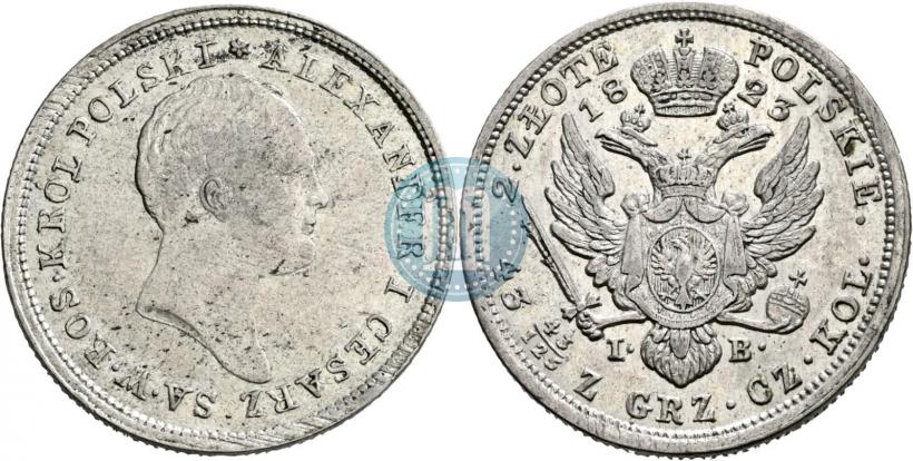 Picture 2 złote 1823 year IB 