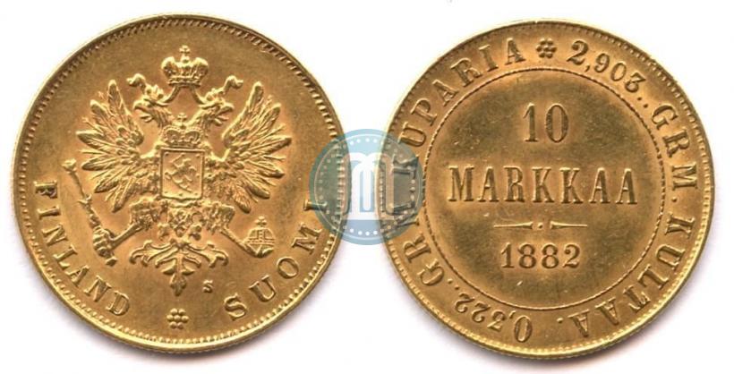 Picture 10 markkaa 1882 year S 