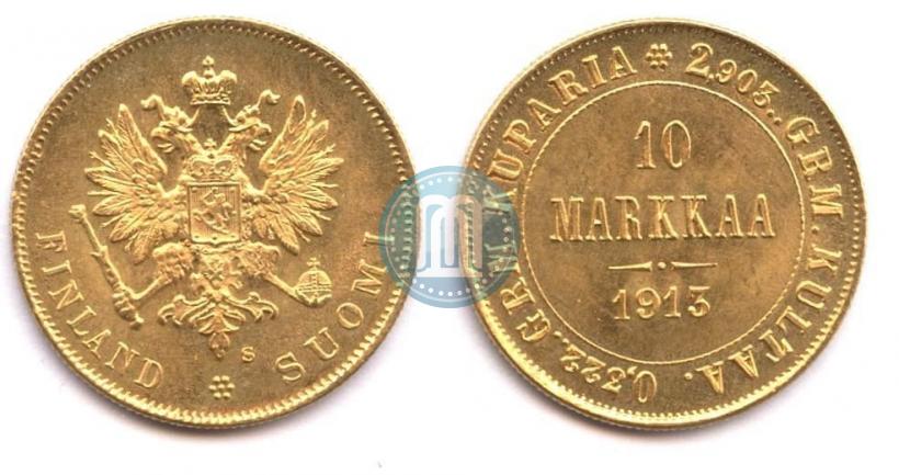 Picture 10 markkaa 1913 year S 