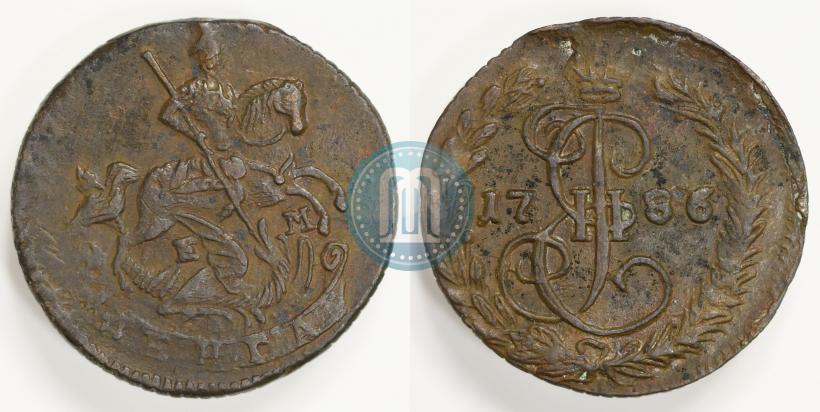 Фото Денга 1786 года ЕМ 