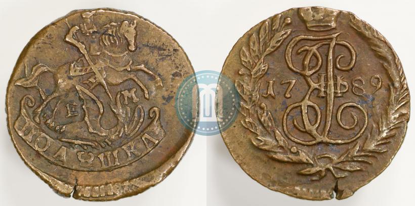 Фото Полушка 1789 года ЕМ 