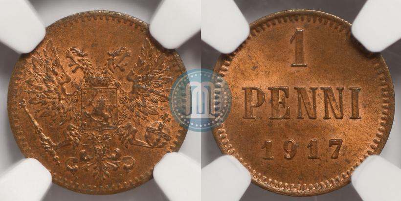 Фото 5 пенни 1917 года  