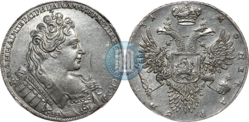 Picture 1 rouble 1731 year  