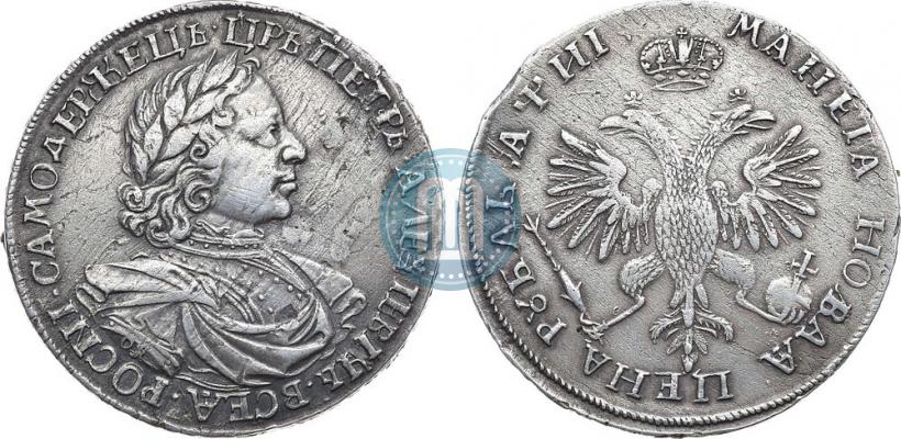 Фото 1 рубль 1718 года OK-L 