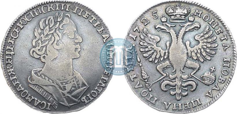 Picture Poltina 1725 year  "Portrait in ancient armour"