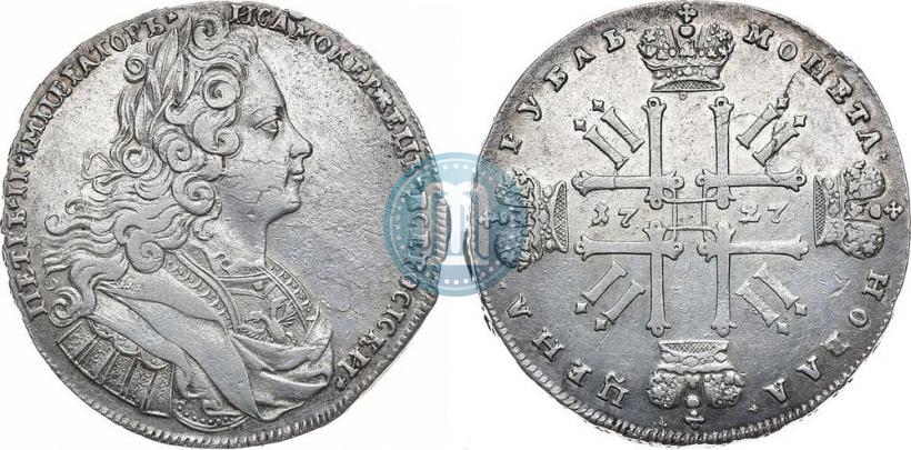 Picture 1 rouble 1727 year  "Moscow type"