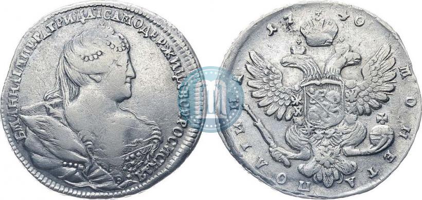 Picture Poltina 1740 year  "Moscow type"