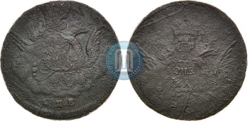 Picture 1 kopeck 1756 year СПБ 
