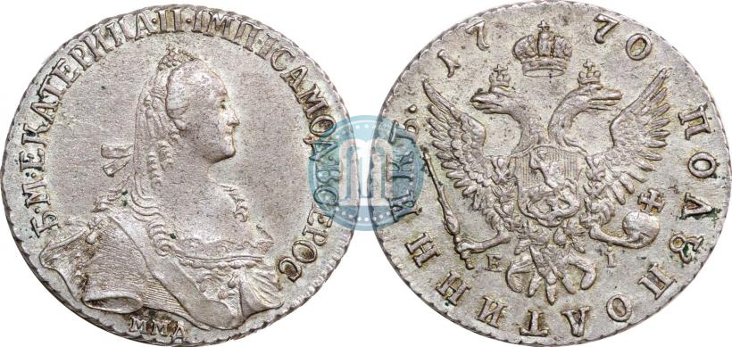 Фото Полуполтинник 1770 года ММД-EI 