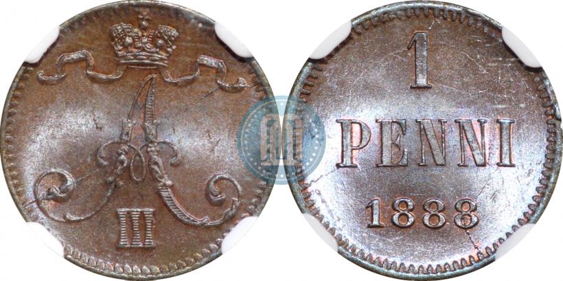 Picture 1 penni 1888 year  