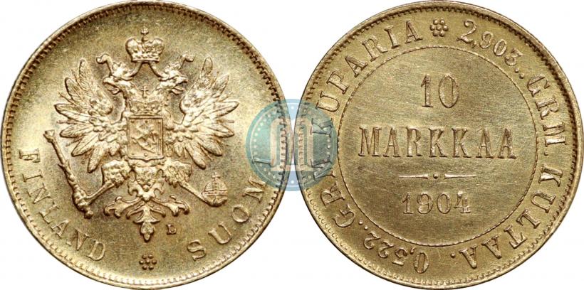 Picture 10 markkaa 1904 year L 
