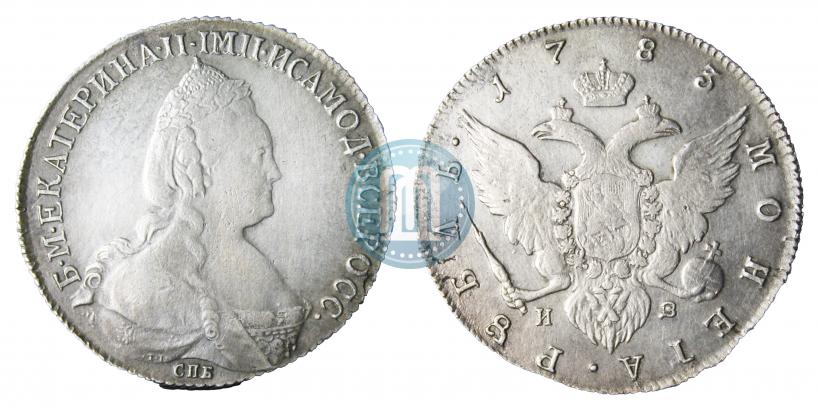 Picture 1 rouble 1783 year СПБ-ИЗ 