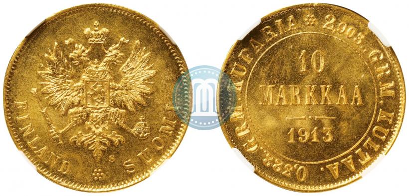 Picture 10 markkaa 1913 year S 